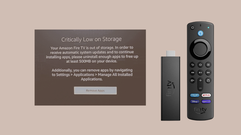 6 Ways Fix Amazon Fire TV Critically Low on Storage